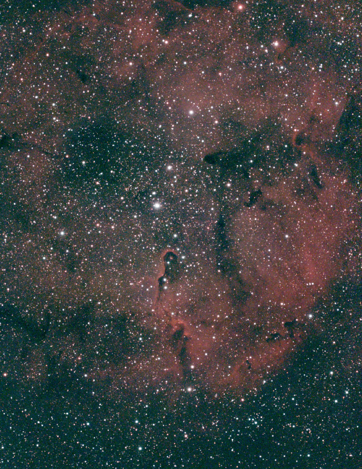 The same field with the gradient removed