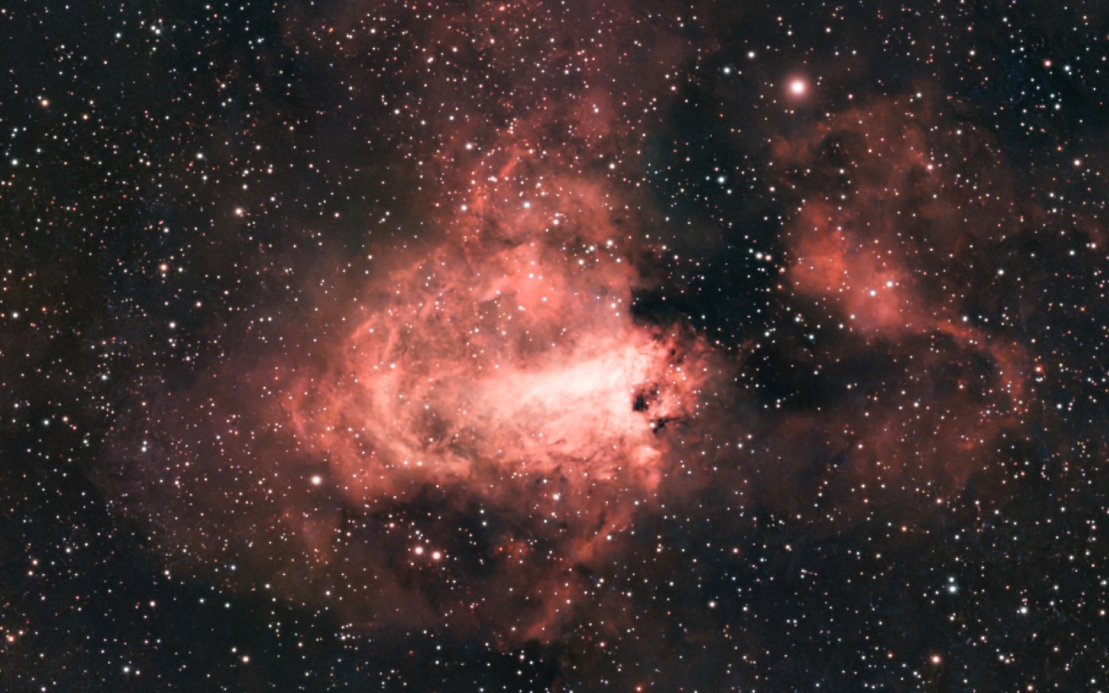 The same nebulosity with mid-scale structure lifted