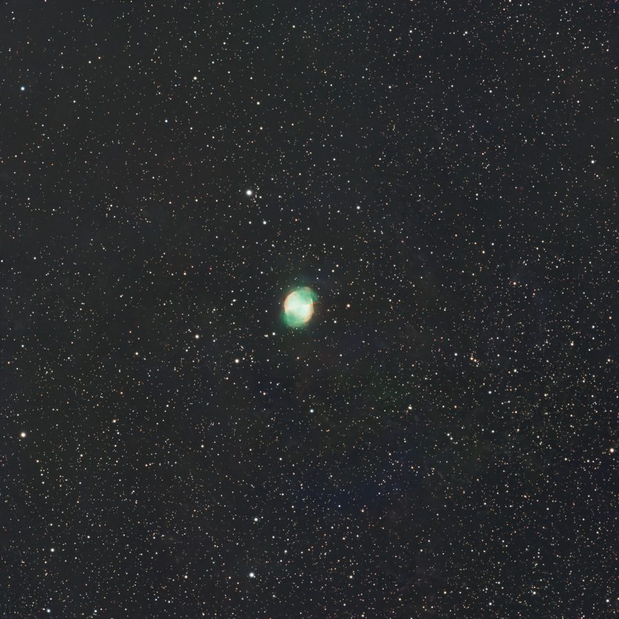 M 27 — The Dumbbell Nebula, photographed with a Seestar and finished in Nocturne
